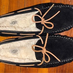UGG black moccasin